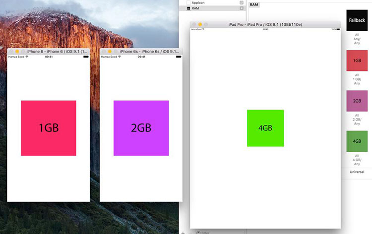 iPHone6s ram