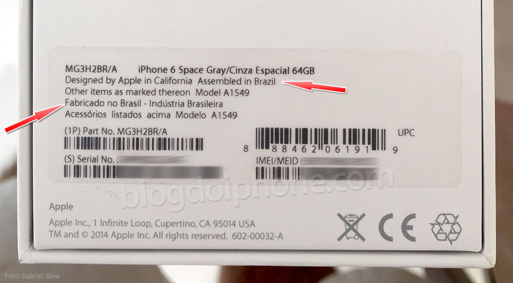 iPhone 6 Fabricado no Brasil