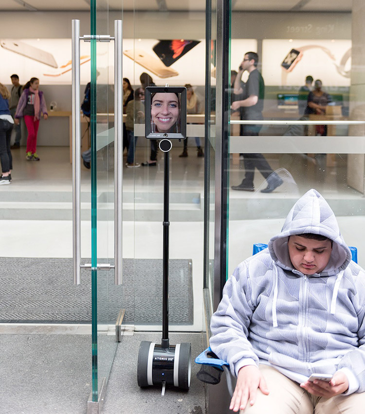 Robô na fila