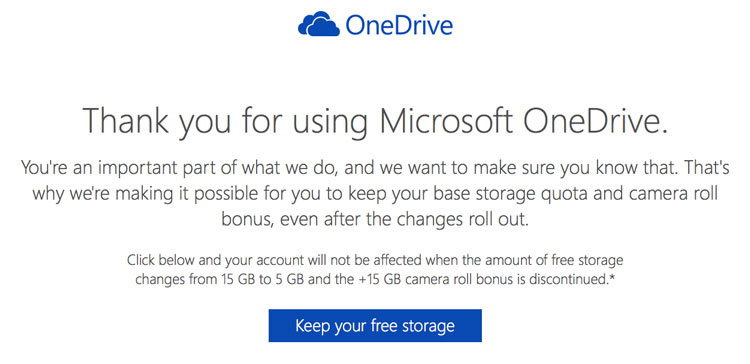 One Drive Bonus