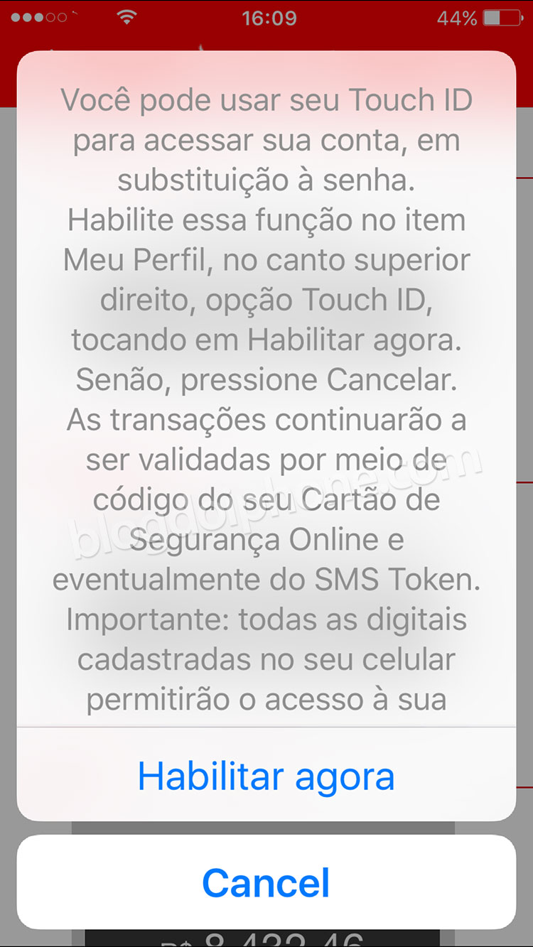 Santander TouchID