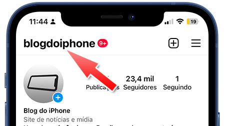 Trocar conta Instagram