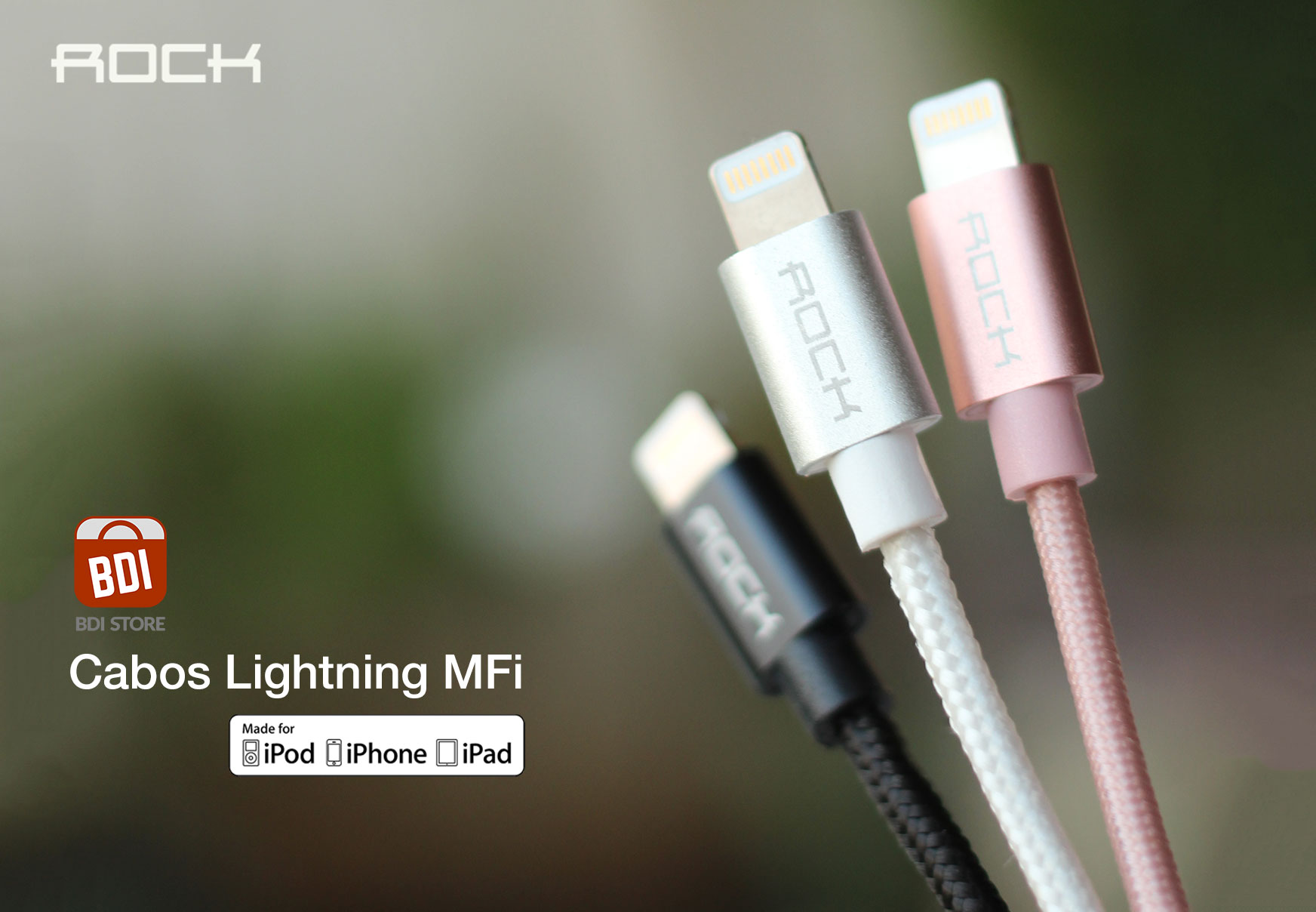 Novos cabos Lightning MFi