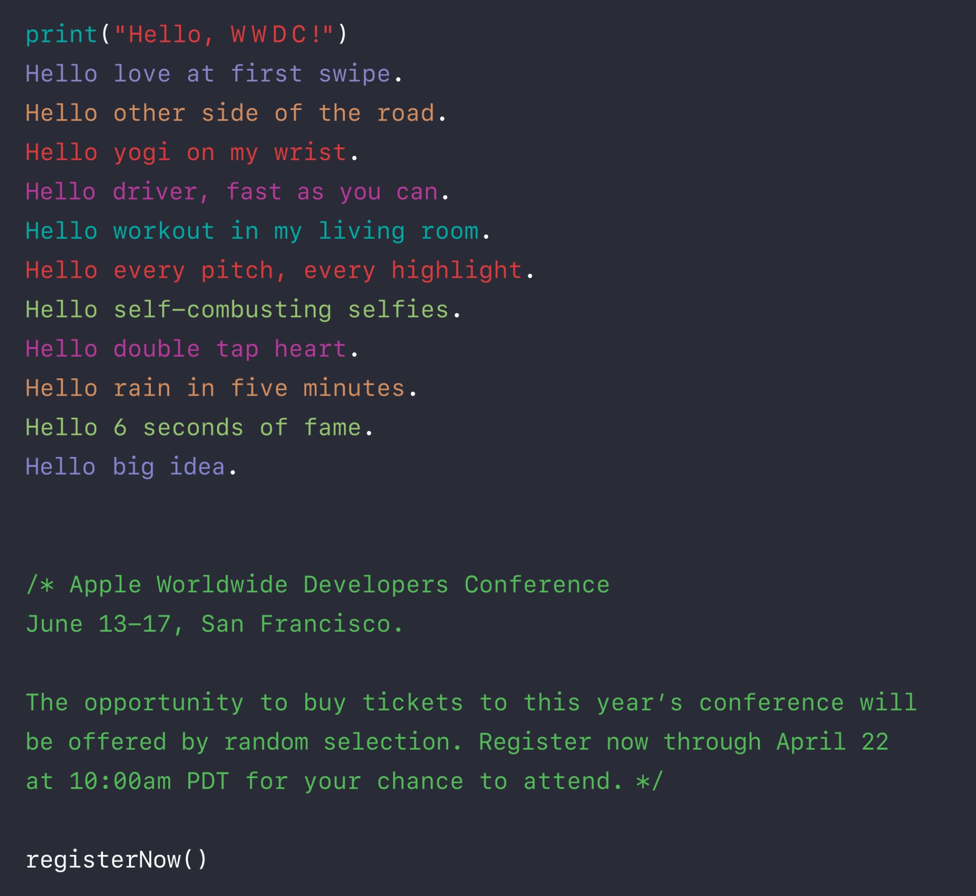 WWDC