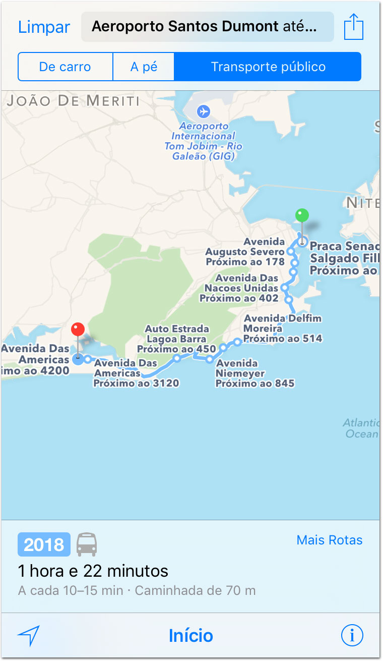 Apple Maps Rio