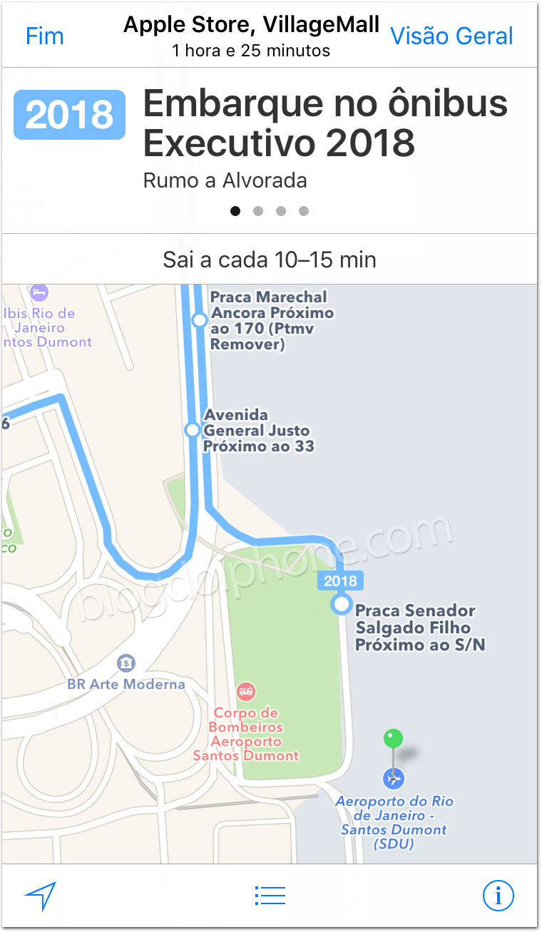 Apple Maps Rio