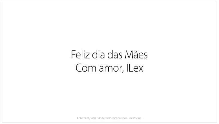 Dia das Maes Apple