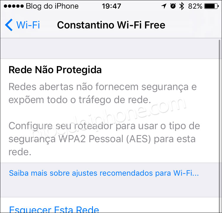 iOS 10 Wi Fi