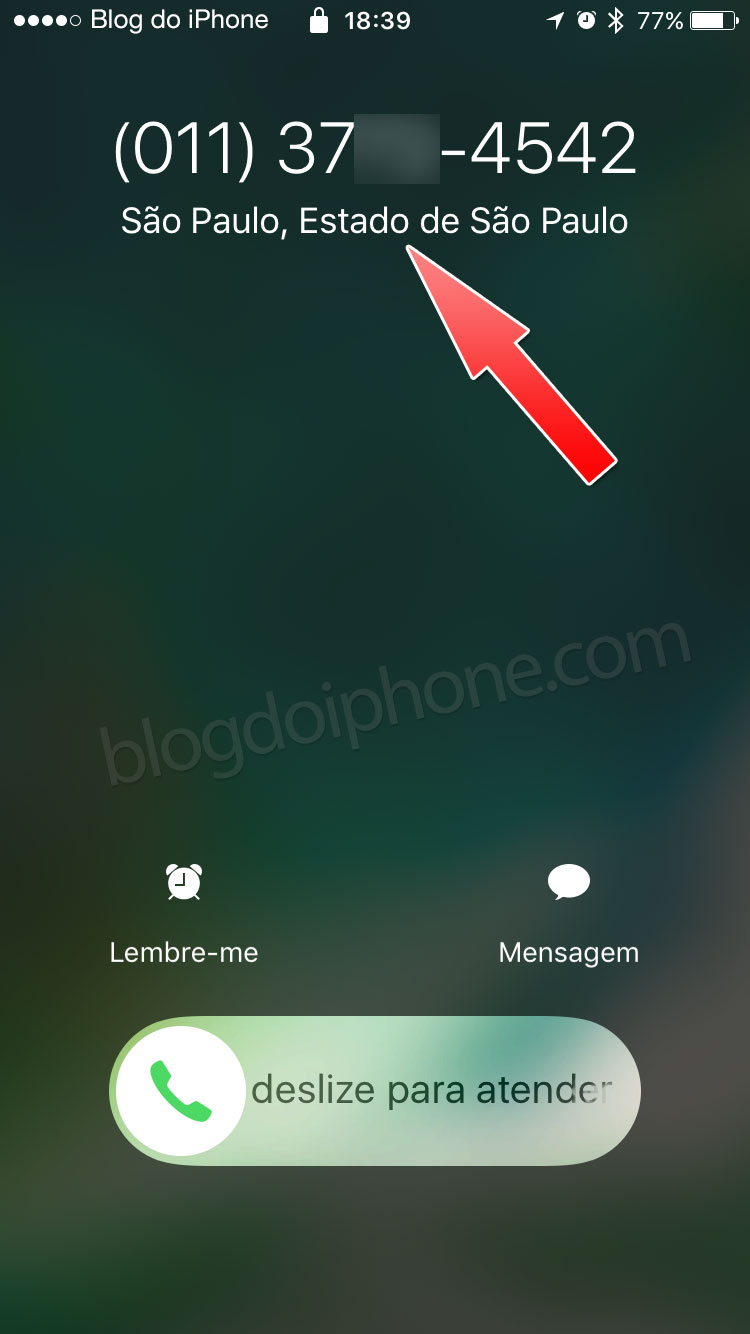 iOS 10 ligacoes