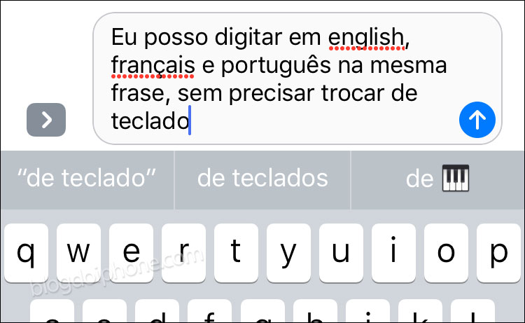 iOS10 teclado