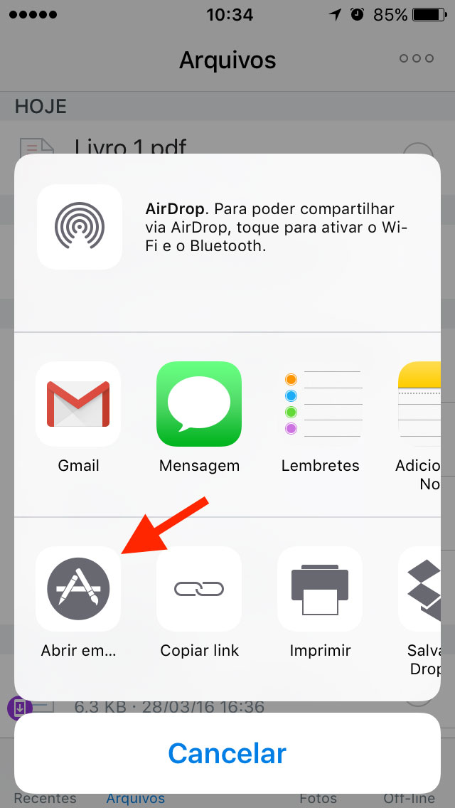 Tutorial Scanner com Dropbox