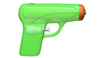 Emoji iOS 10 Pistola