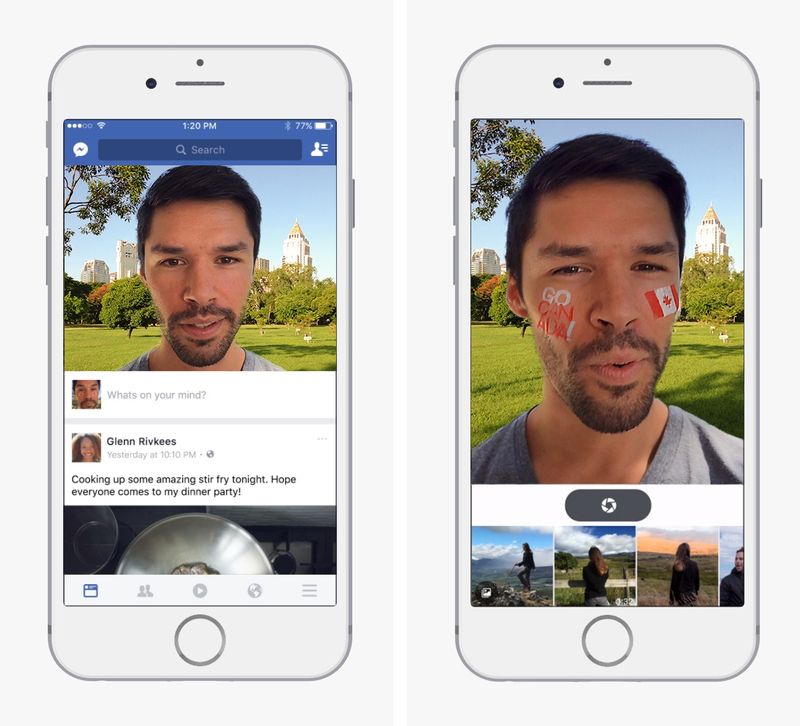facebook snapchat