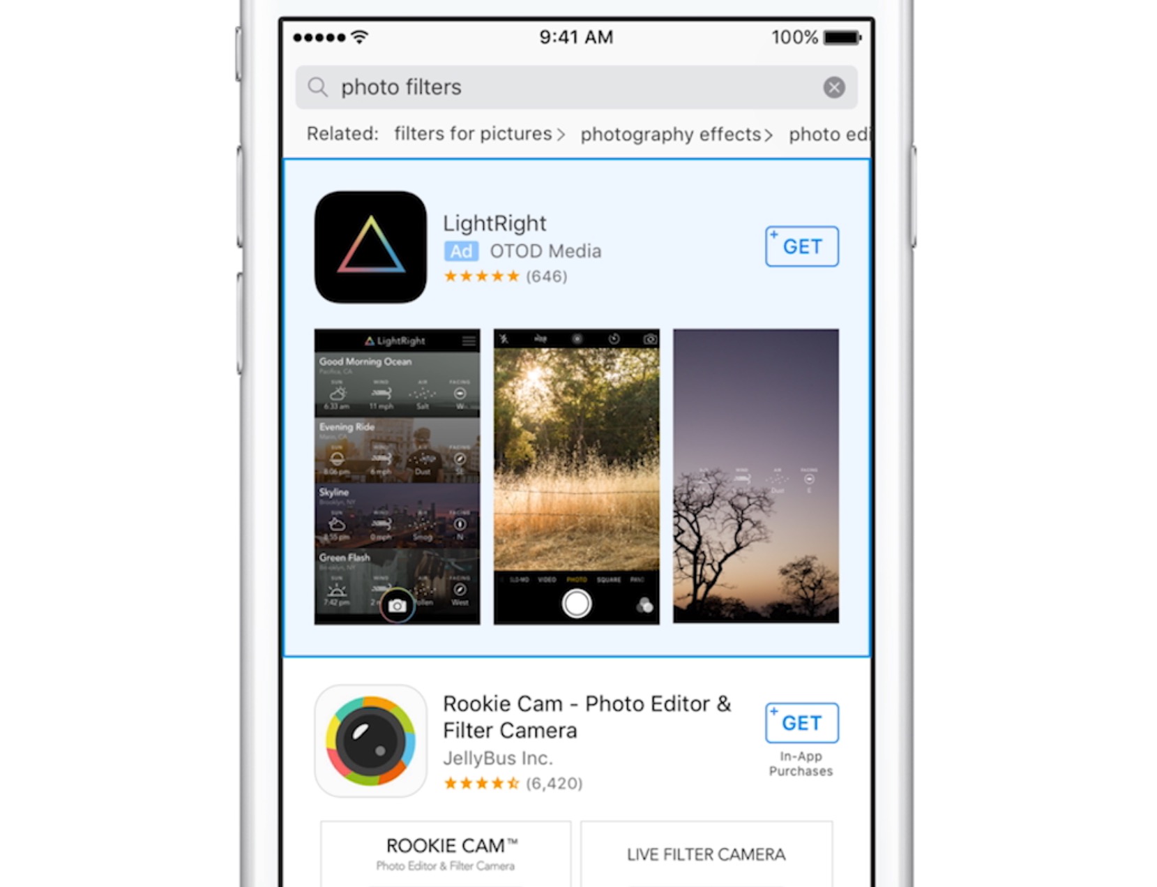 App Store publicidade