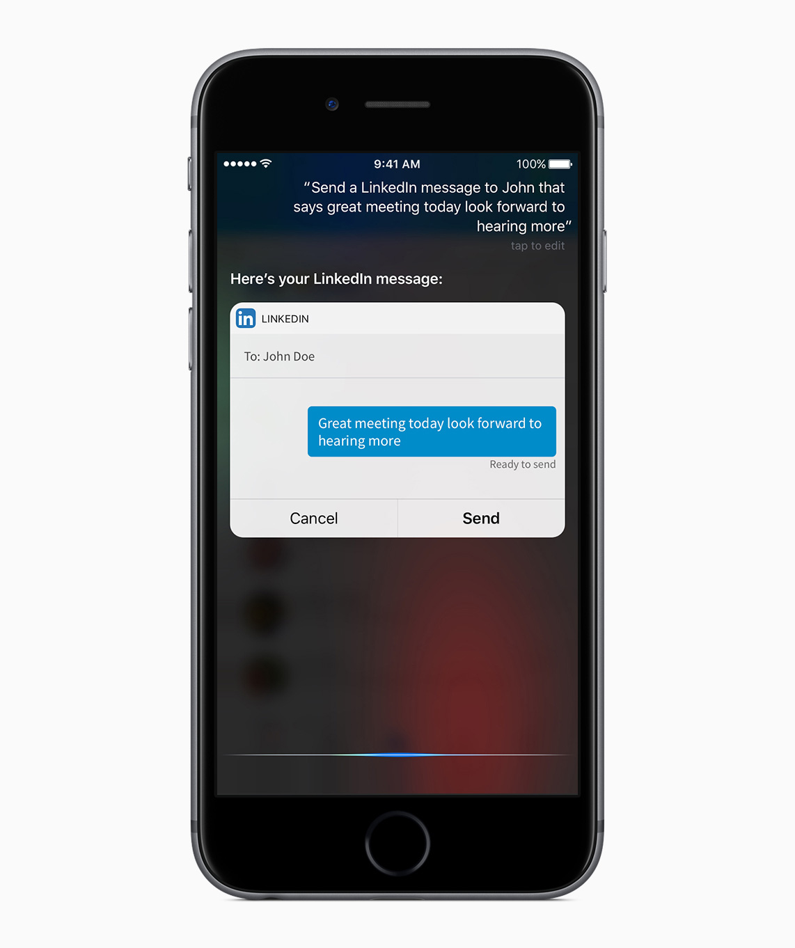 apple siri linkedin