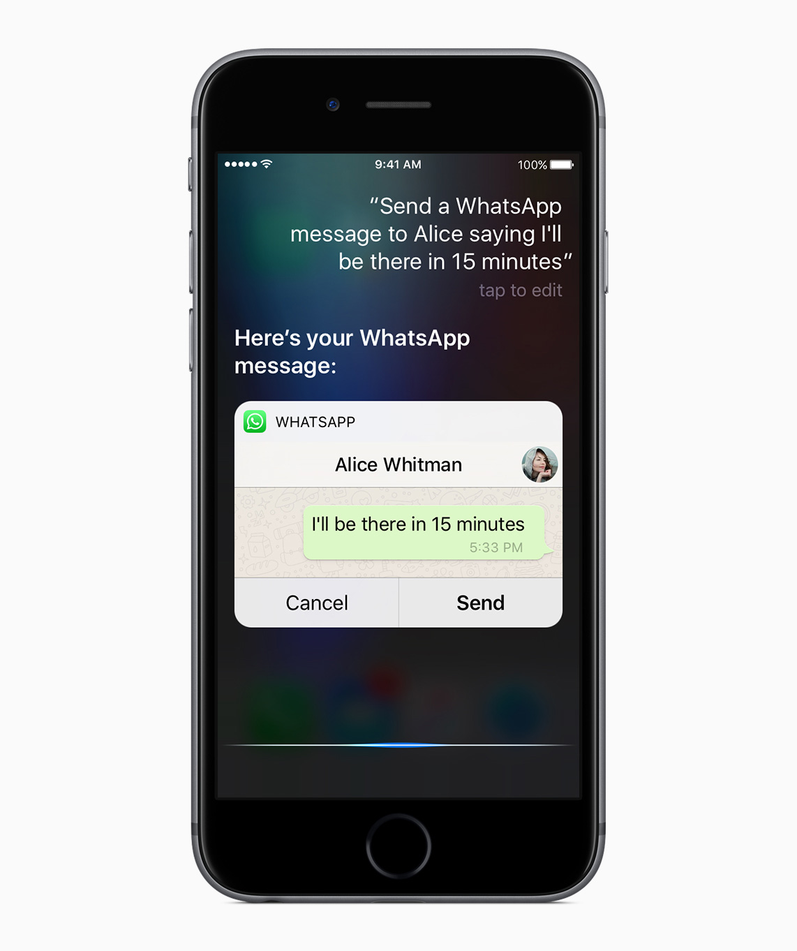 Siri WhatsApp