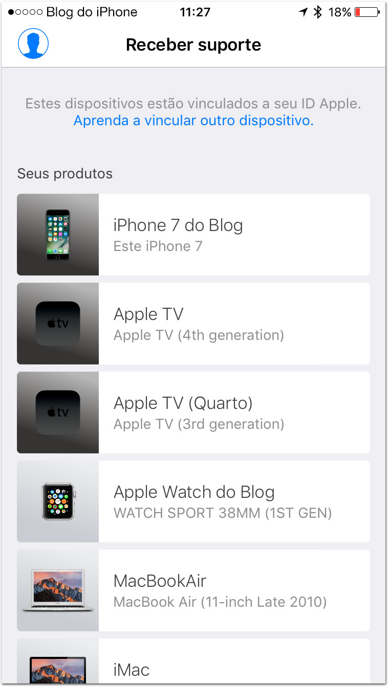 Suporte Apple