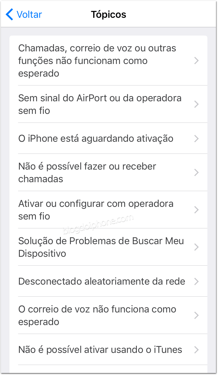 Suporte Apple