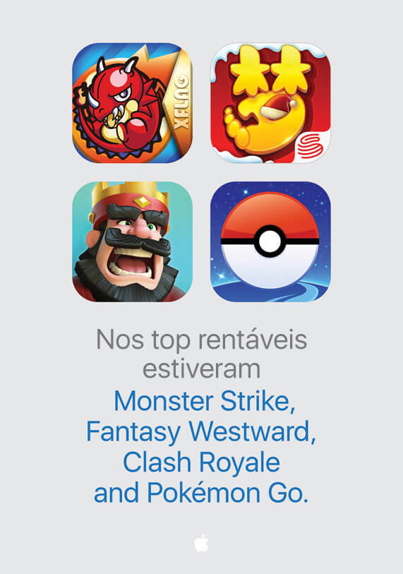 Top rentáveis App Store