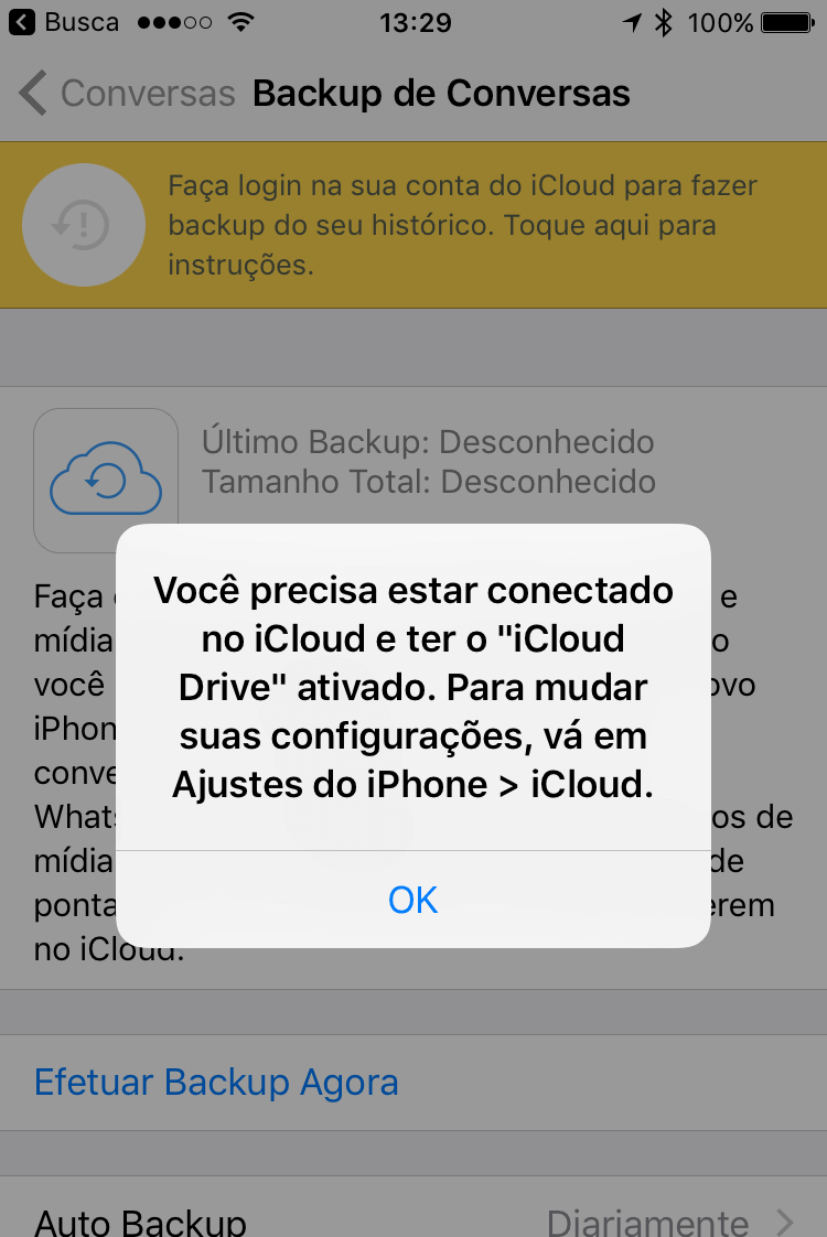 Backup Whatsapp iPhone