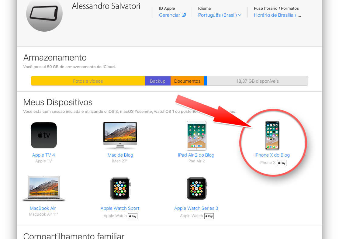 remover cartao do apple pay