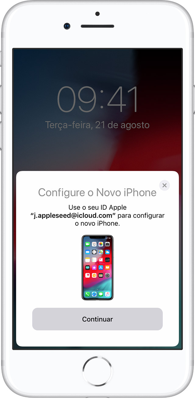transferir dados de um iPhone para outro