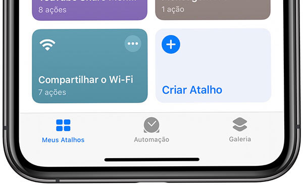 QR code Wi Fi no iPhone
