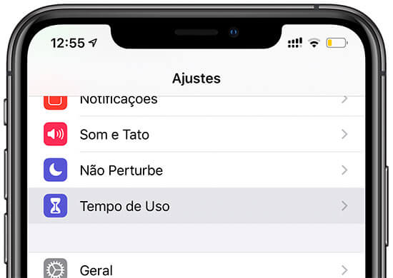 Tempo de Uso