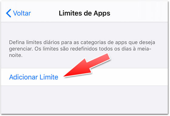 Ajustar Tempo de Uso