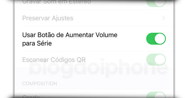 QuickTake no iOS 14