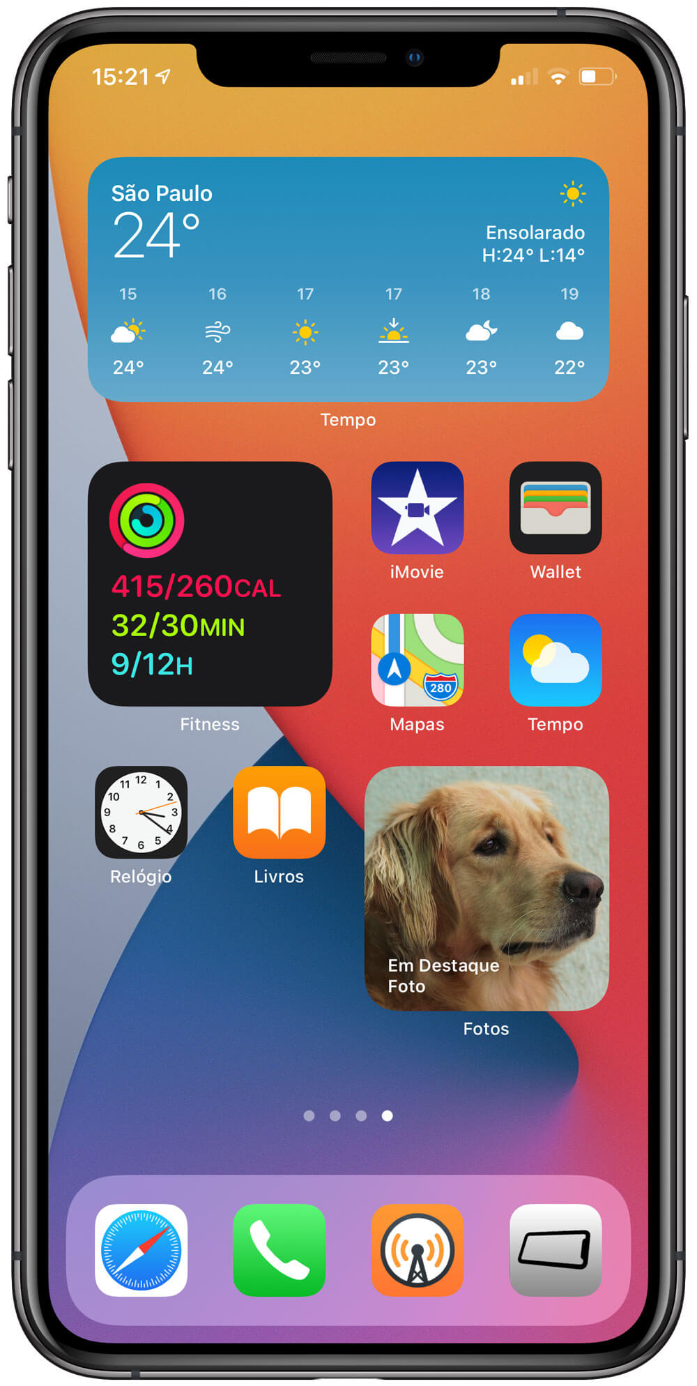 Widgets do iPhone