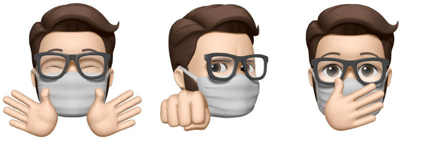 iOS 14 Adesivos Memoji