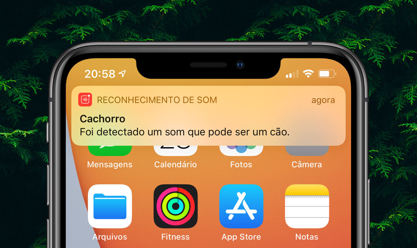 iOS 14 Reconhecimento de Som