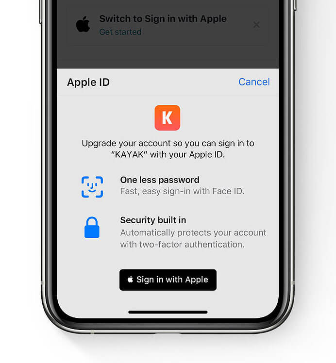iOS 14 Iniciar Sessão com Apple