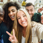 selfie em grupo