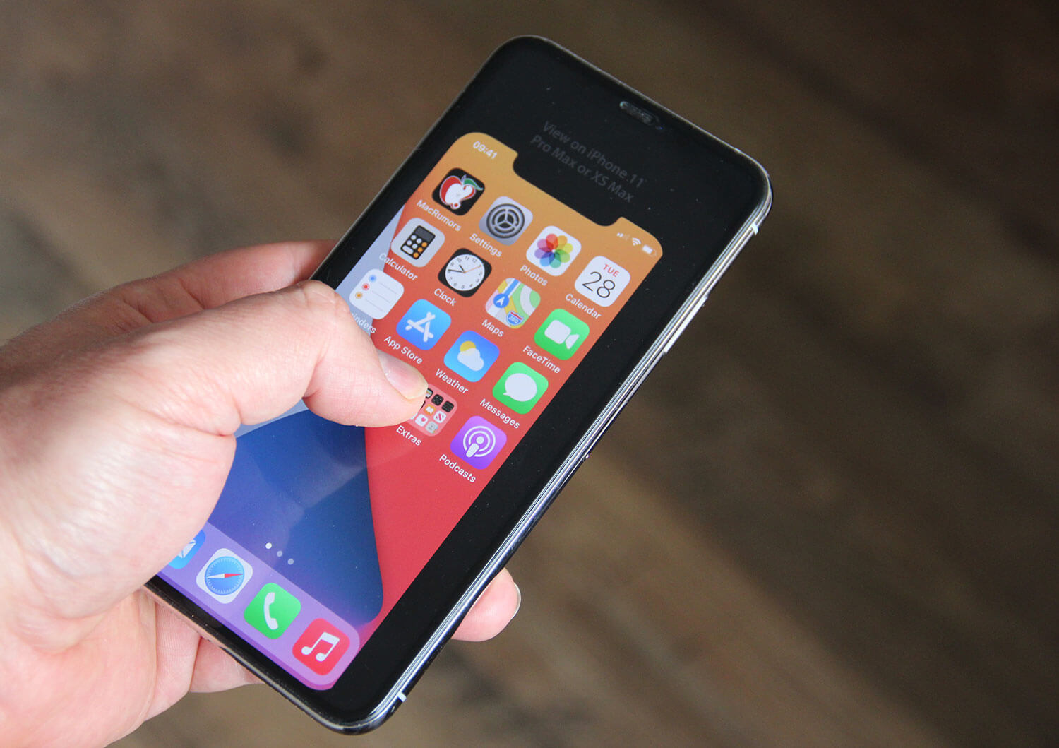 iPhone tela 54 polegadas