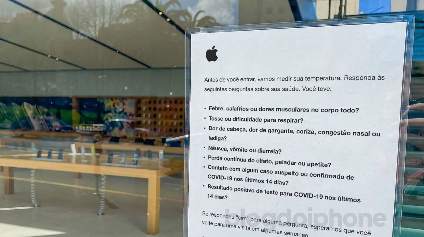 reabertura da Apple Store
