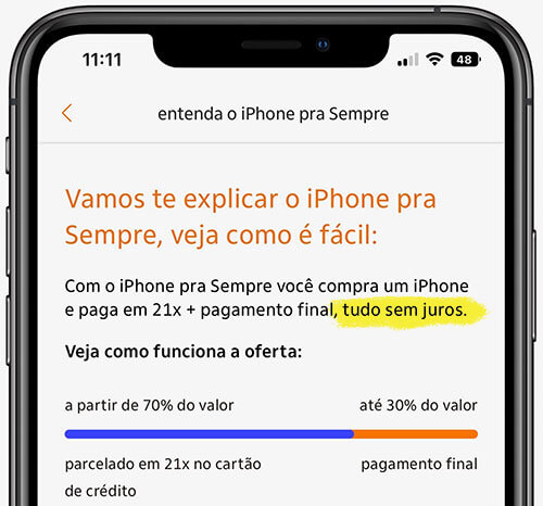 sem juros » Blog do iPhone