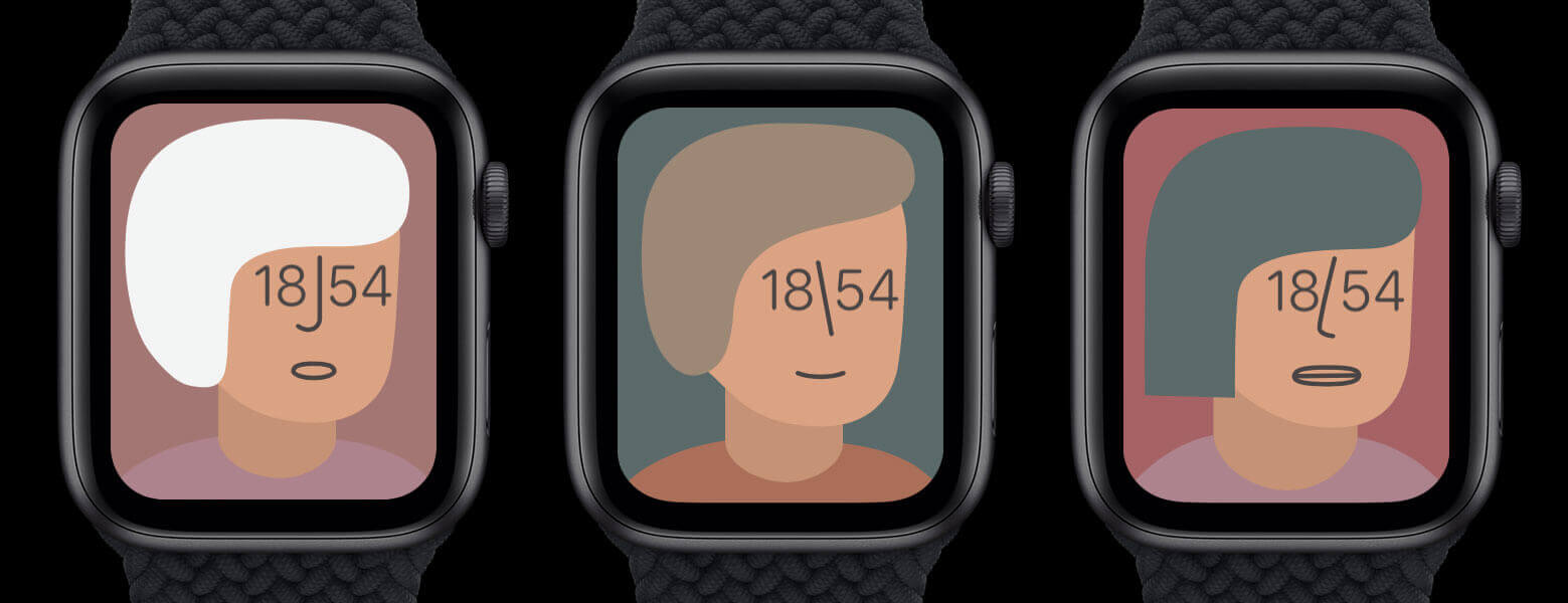 mostradores watchOS 7