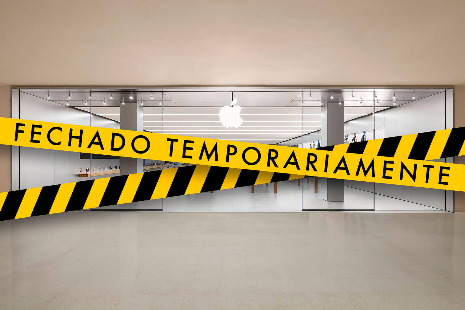 apple store fechada