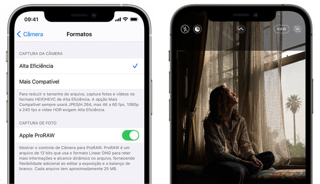 o que é apple proraw