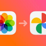 Transferência iCloud para Google Fotos
