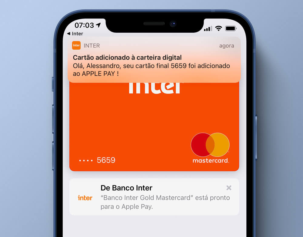 Banco Inter no Apple Pay