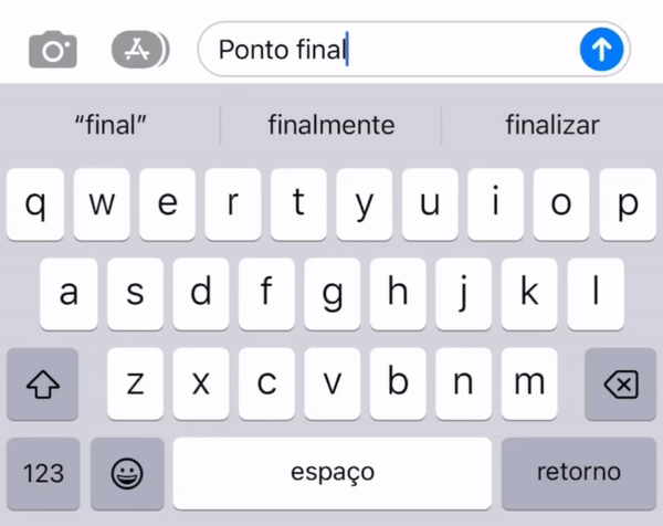 Ponto com dois Espaços