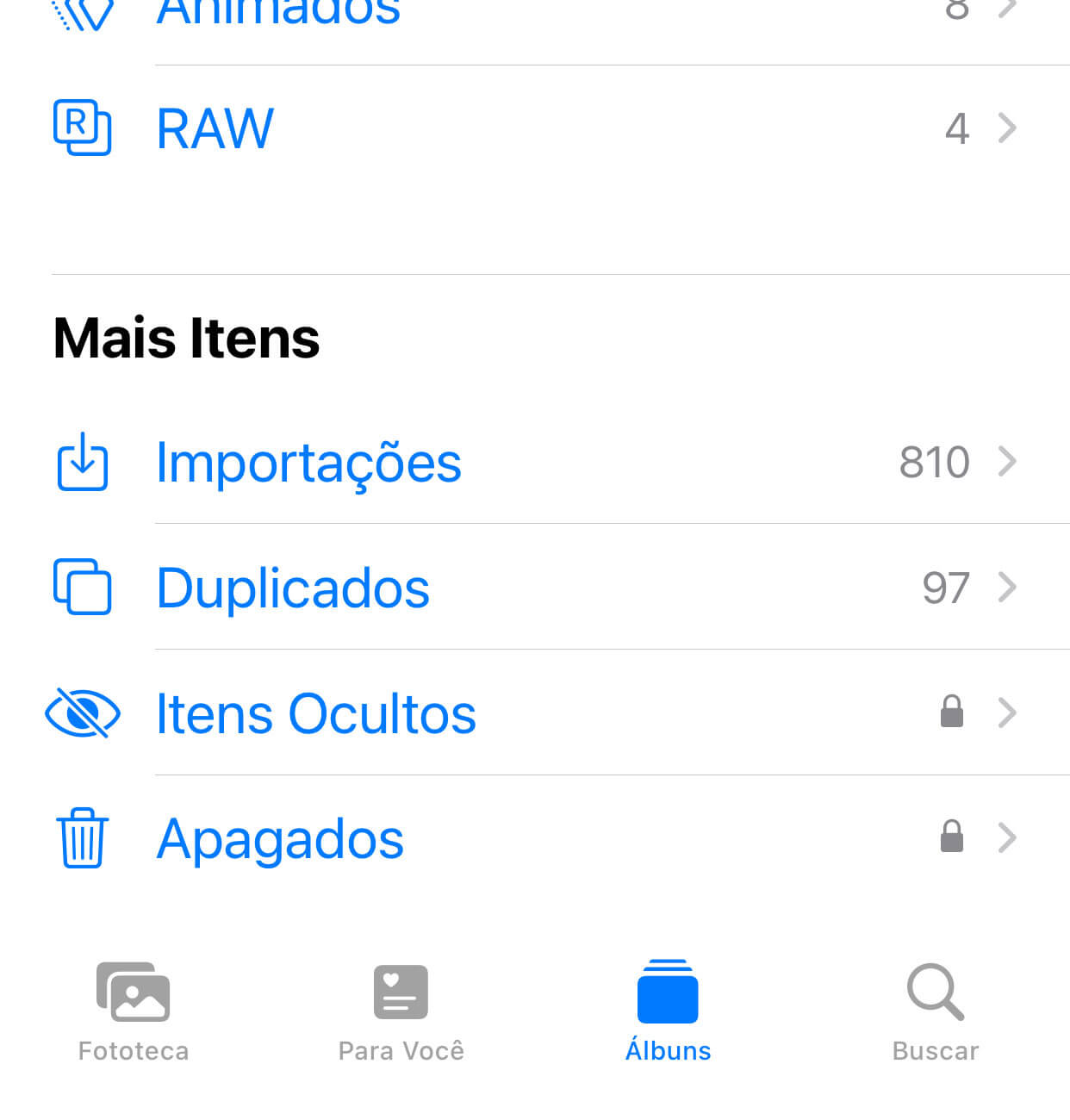Como esconder fotos no iPhone