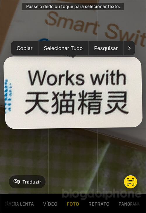 traduzir foto ios 16