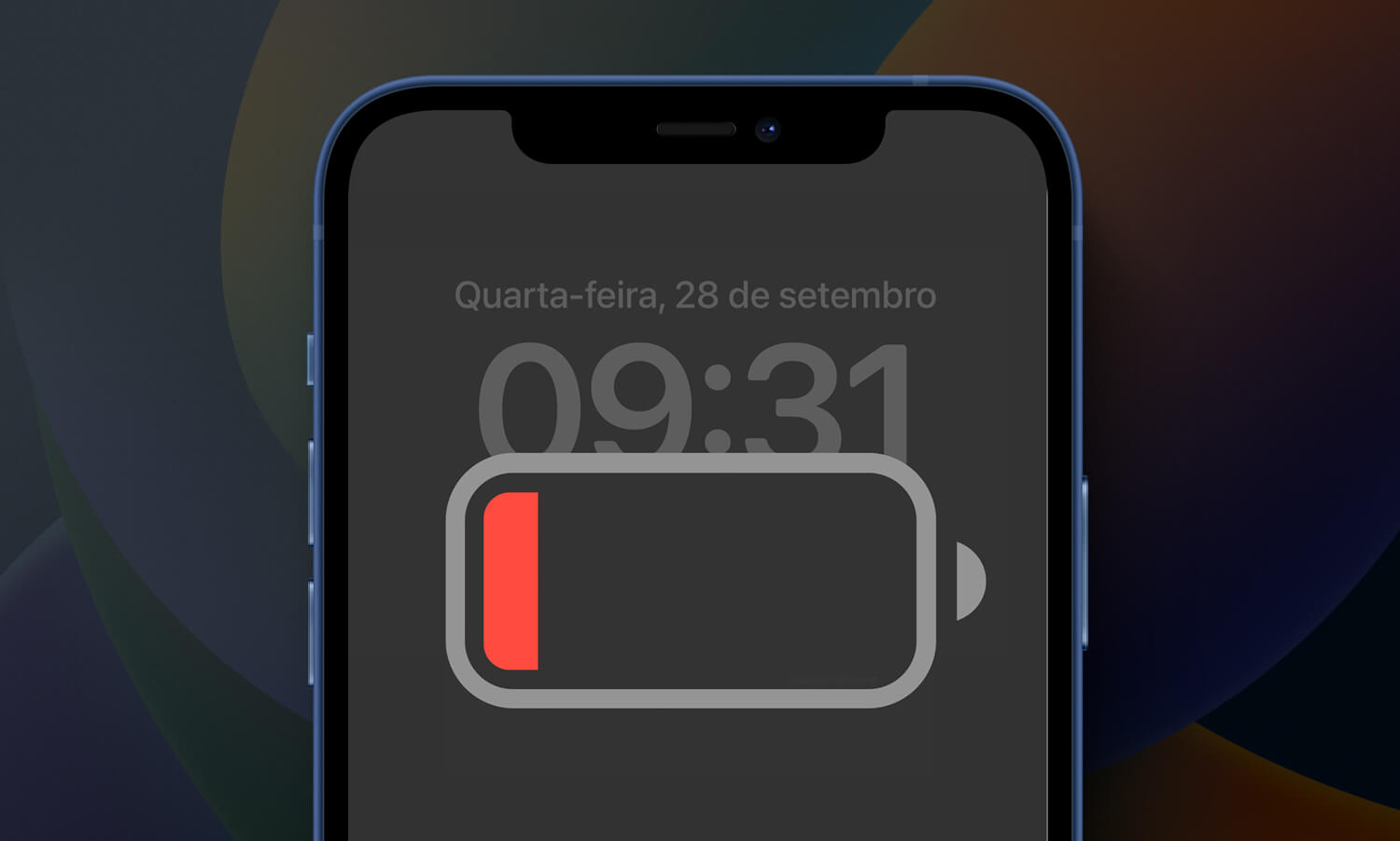 Bateria do iPhone descarregando rápido
