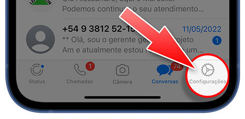 Limpar o WhatsApp » Blog do iPhone Configurações do WhatsApp