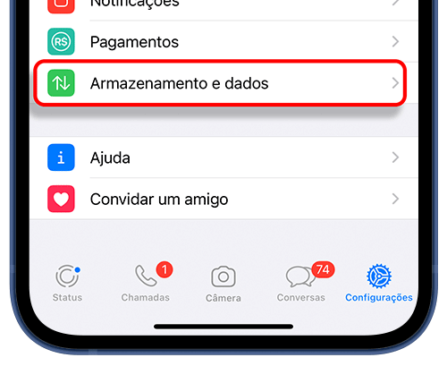 Limpar o WhatsApp