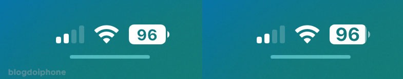 Porcentagem da bateria no iOS 161